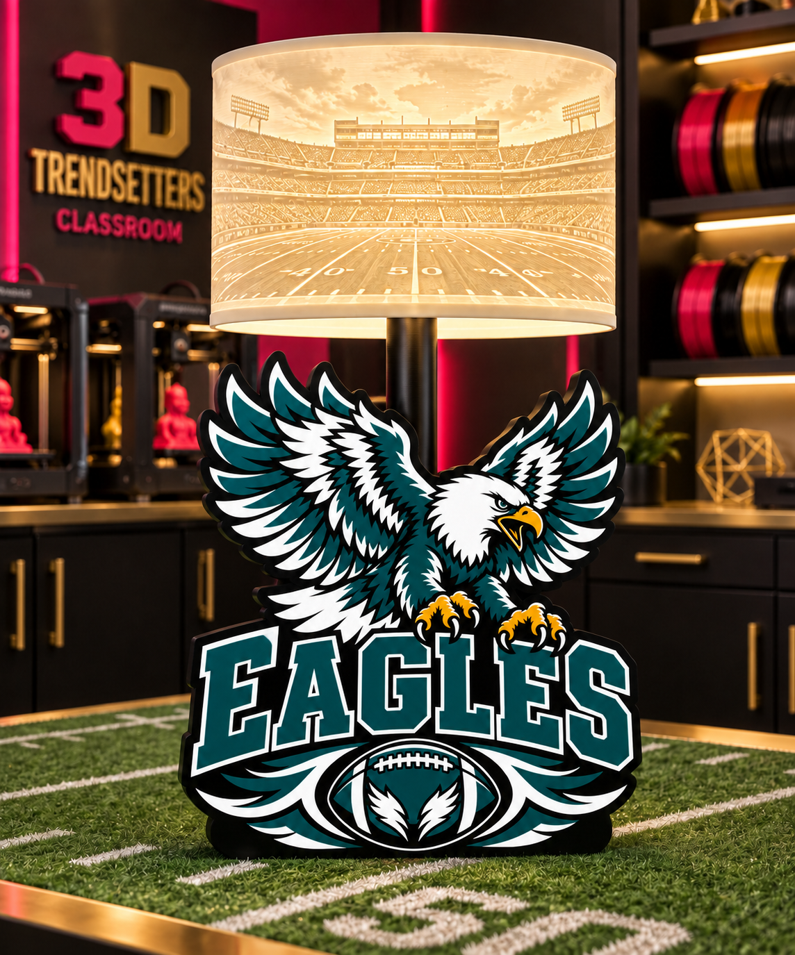 32-Team Football Lamp Base Bundle | 32 3MF Files | Digital Download