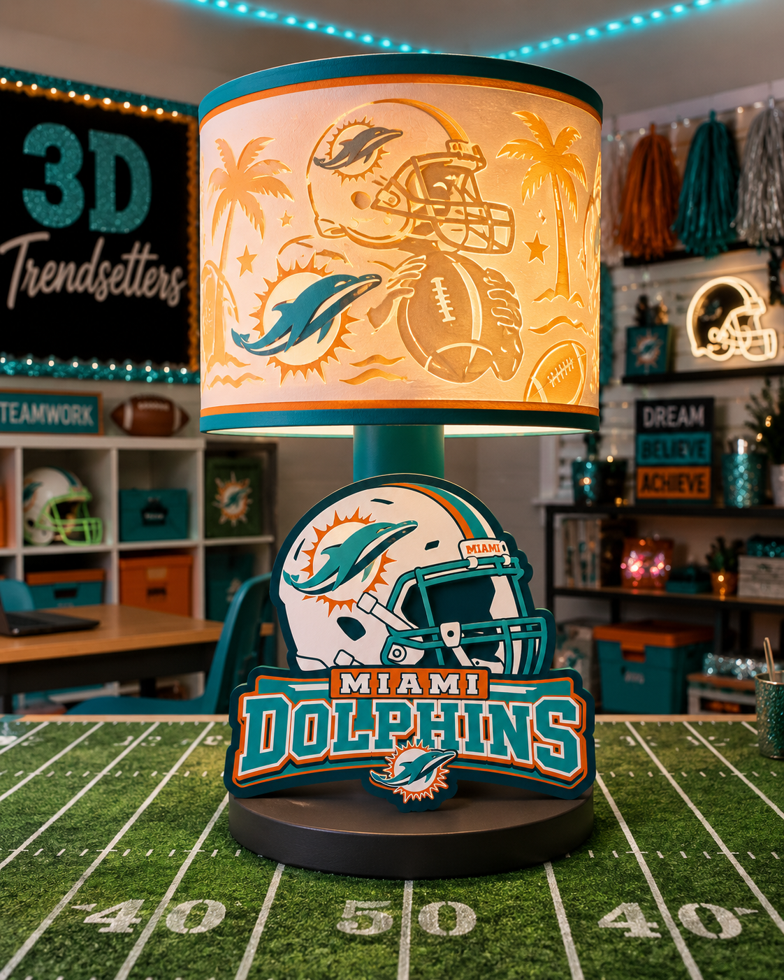 🏈 Male Team-Inspired Lamp Collection – Digital Files