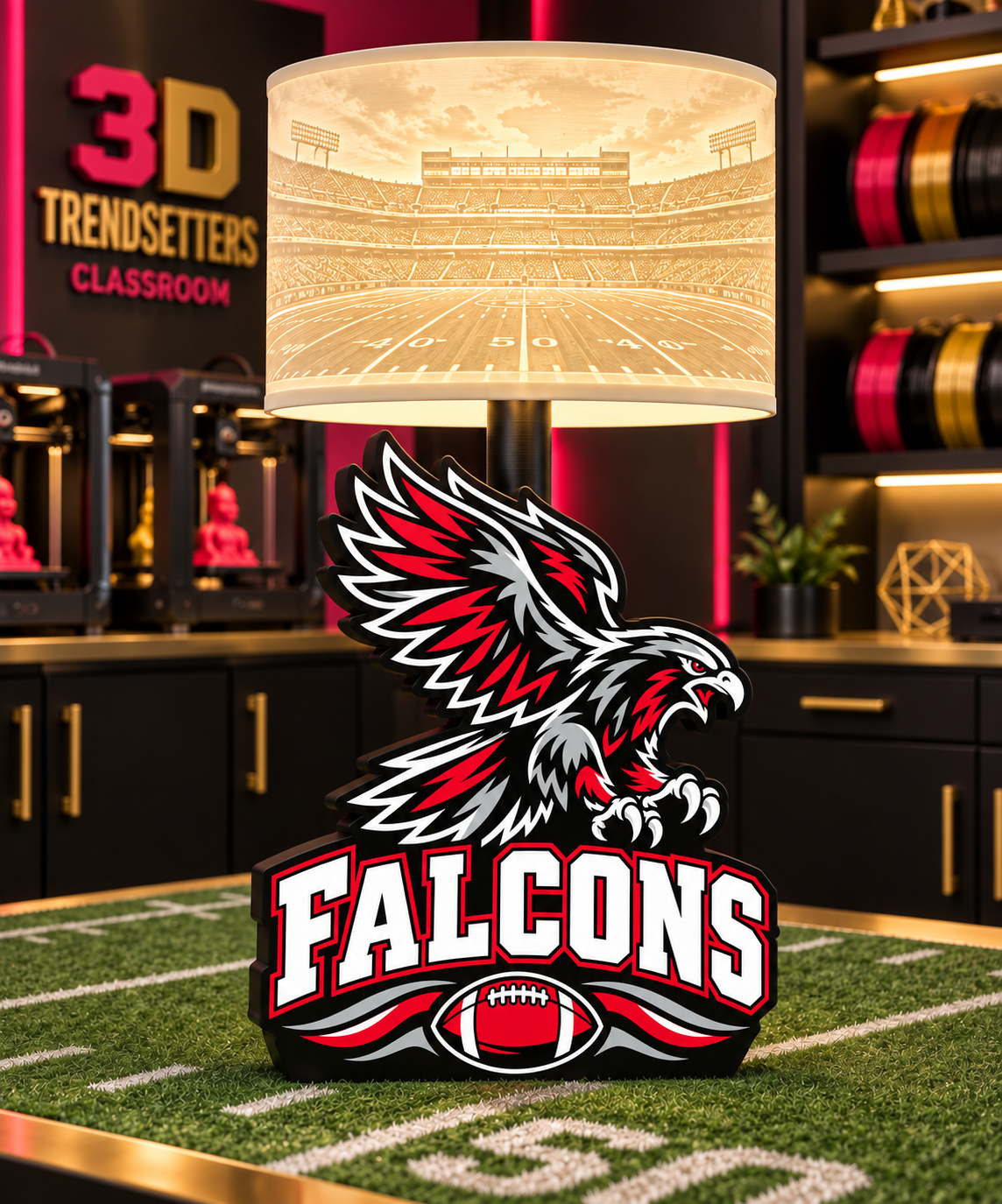 32-Team Football Lamp Base Bundle | 32 3MF Files | Digital Download