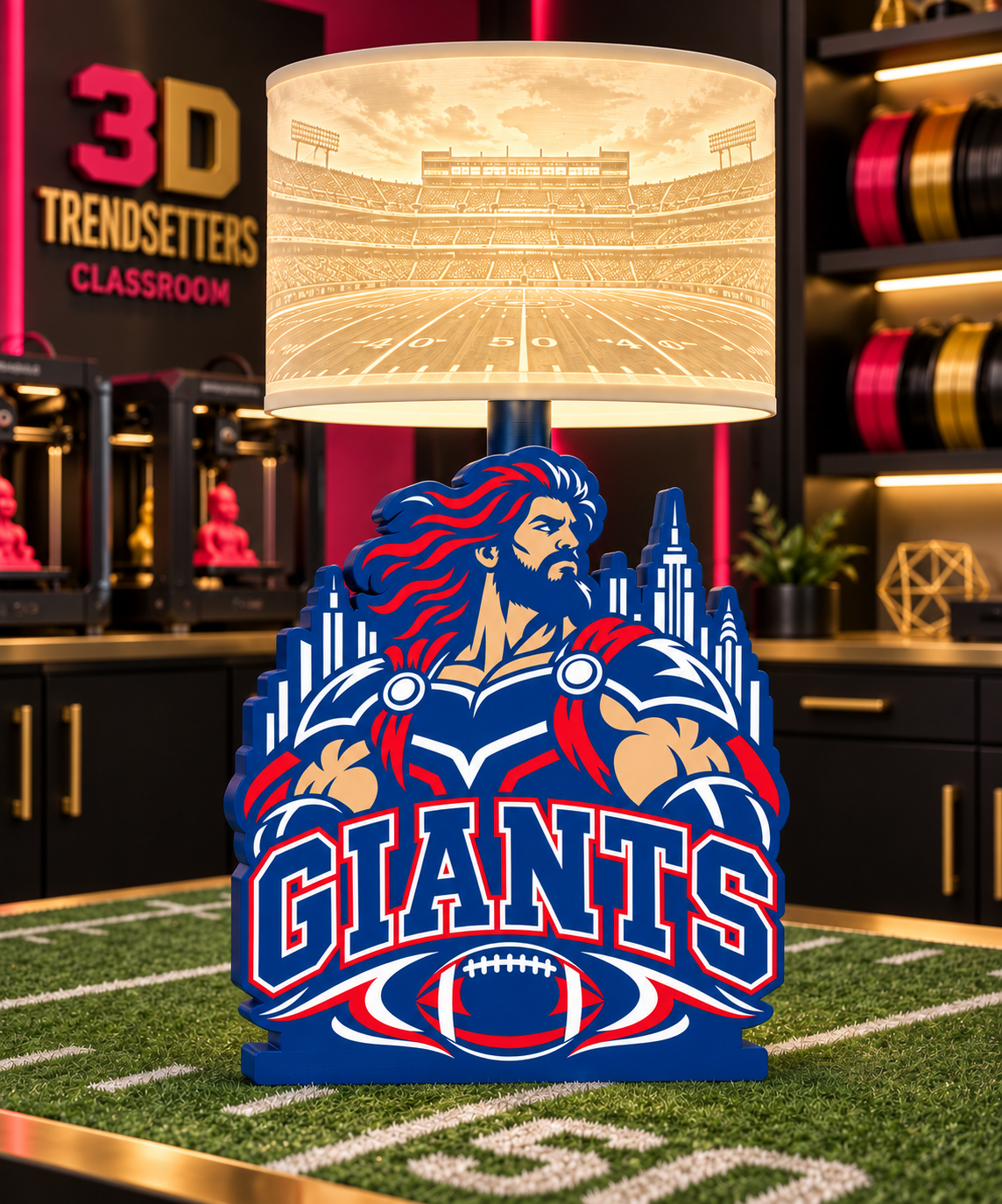 32-Team Football Lamp Base Bundle | 32 3MF Files | Digital Download