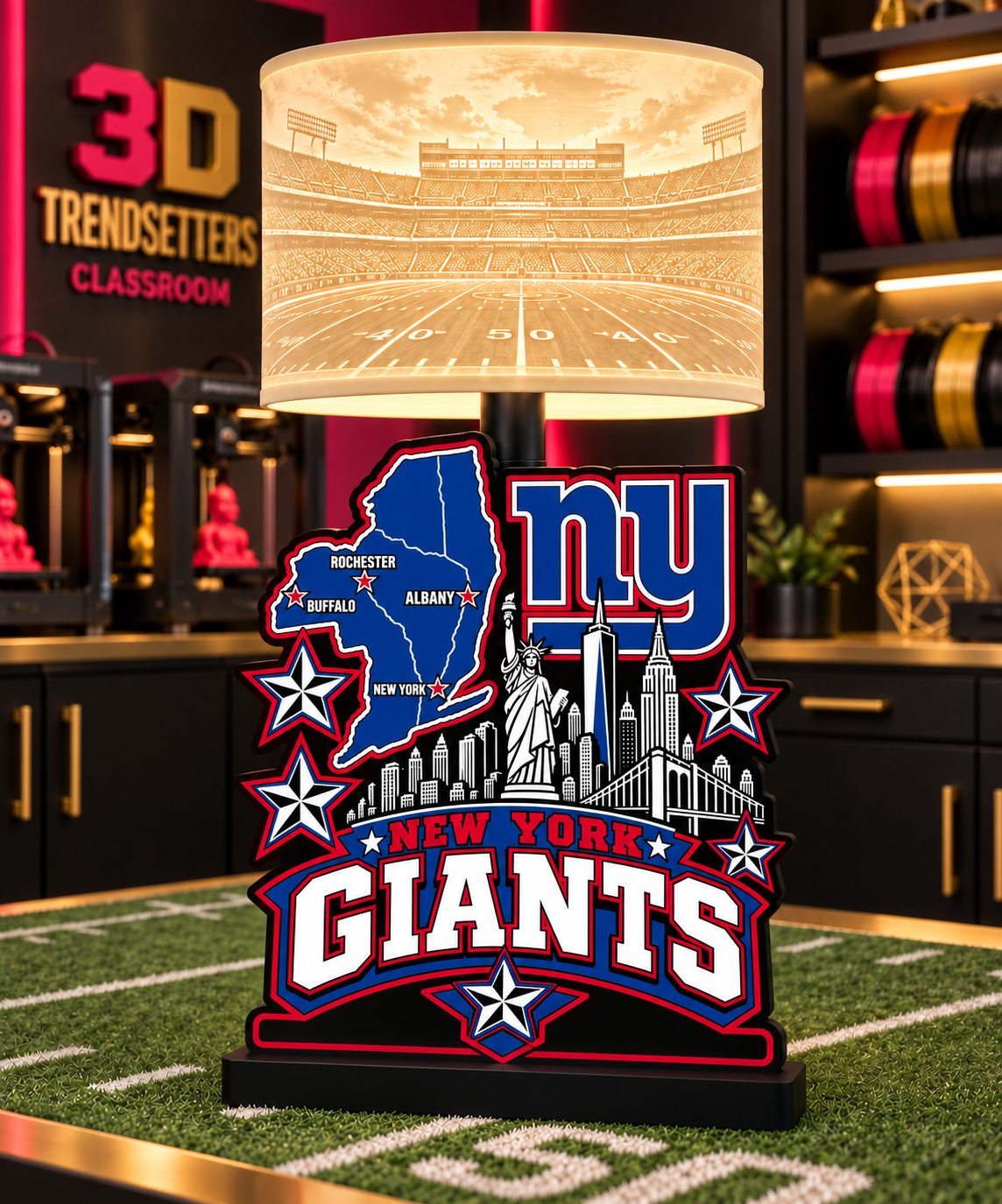 NFL City Collection Lamp Bases | 3MF Digital Files | Full Bundle or Individual Teams