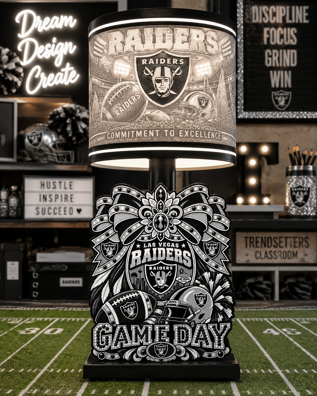 🏈 Female Team-Inspired Lamp Collection | Digital 3D Print Files
