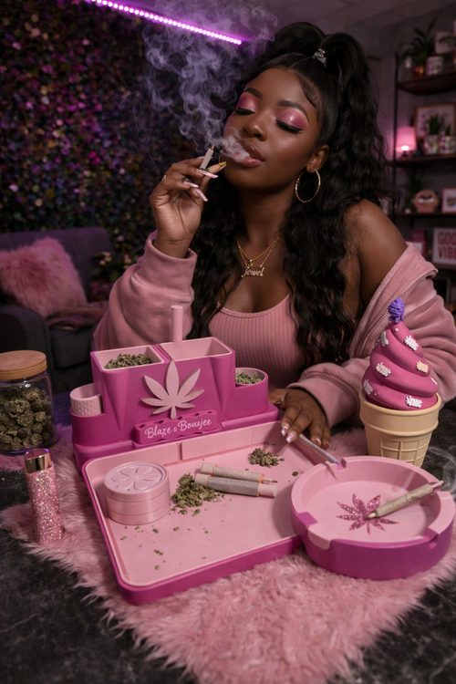 Blaze & Boujee™ Personalized Rolling Station 💨🍃
