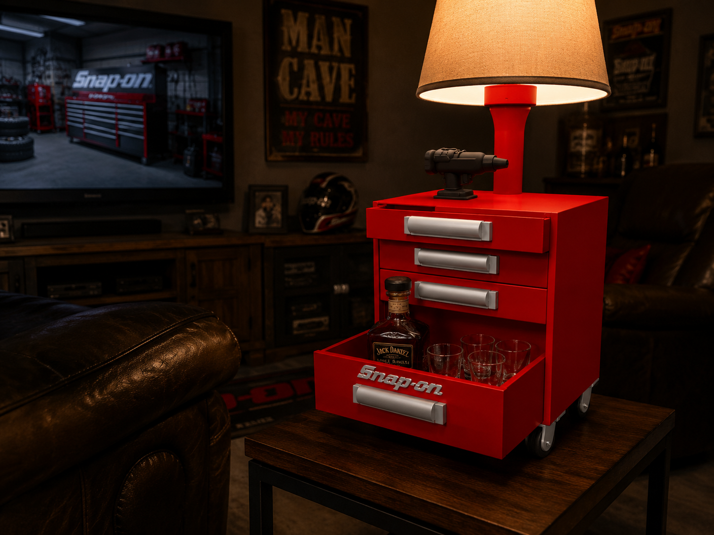 3D Printable Toolbox Liquor Lamp – Digital Download