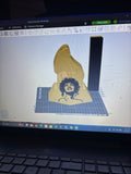Whitney Houston Grammy Lamp Base With NFC Tag Digital File Only