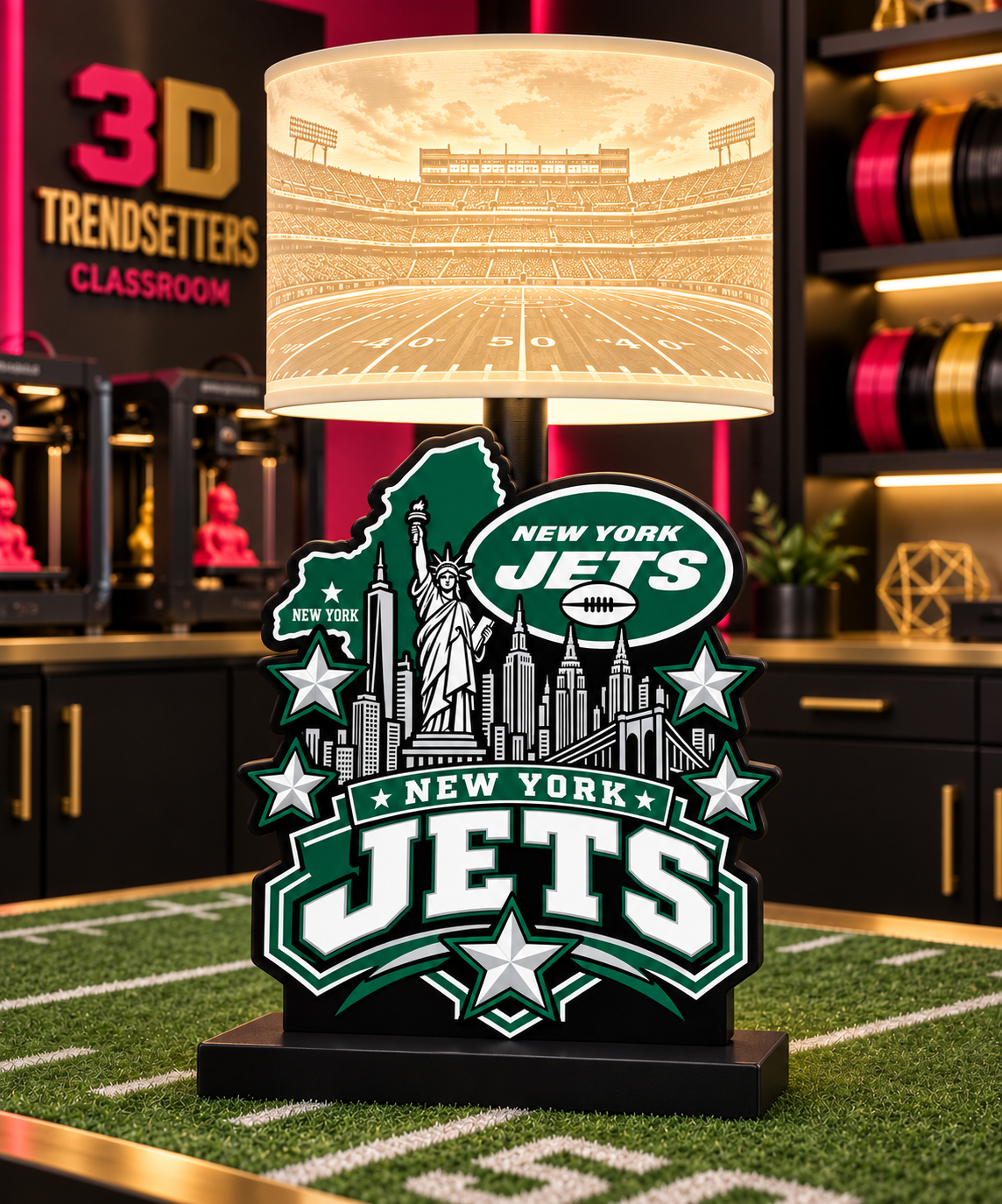 NFL City Collection Lamp Bases | 3MF Digital Files | Full Bundle or Individual Teams