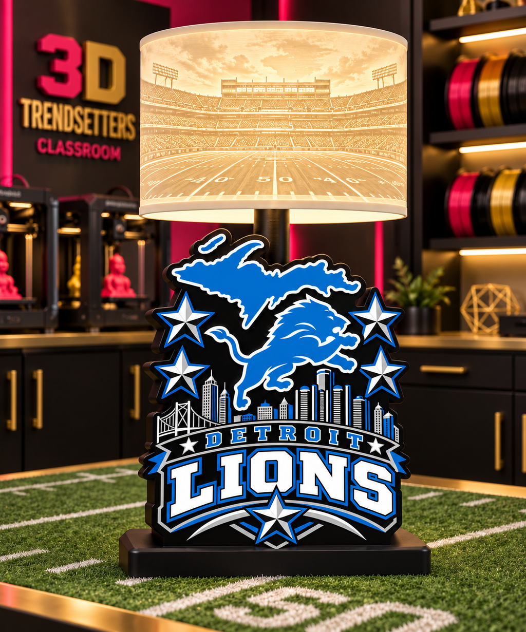 NFL City Collection Lamp Bases | 3MF Digital Files | Full Bundle or Individual Teams