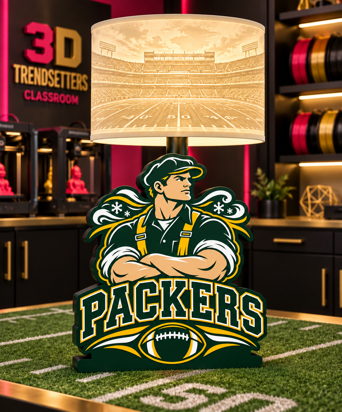 32-Team Football Lamp Base Bundle | 32 3MF Files | Digital Download