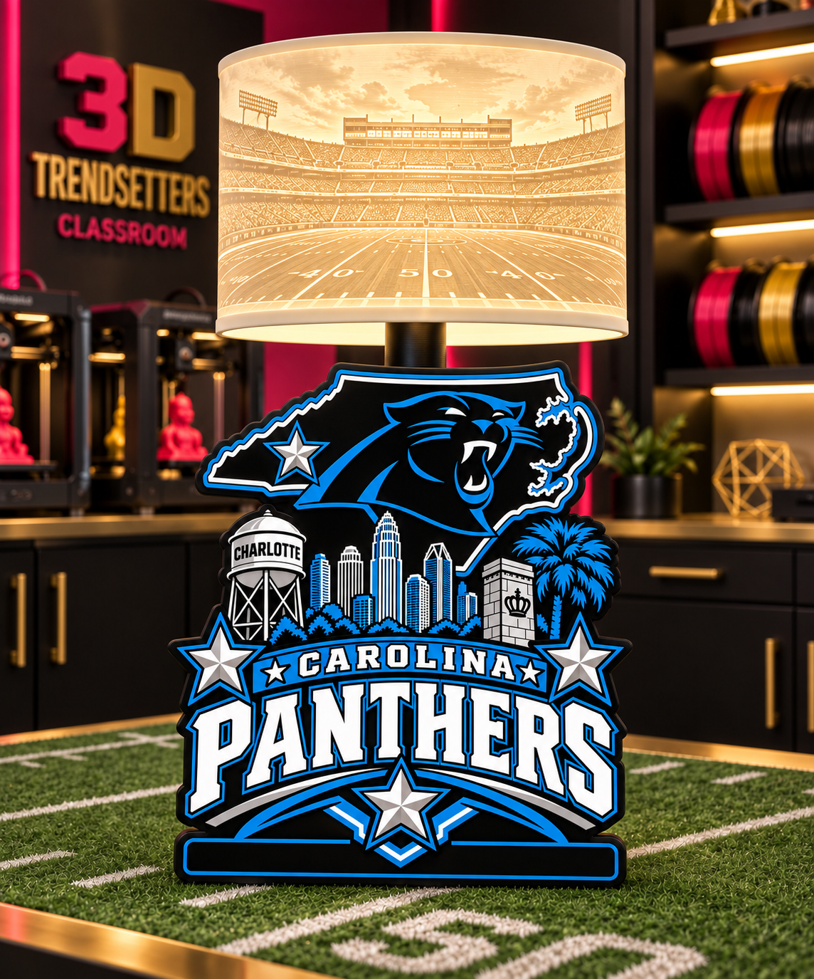 NFL City Collection Lamp Bases | 3MF Digital Files | Full Bundle or Individual Teams