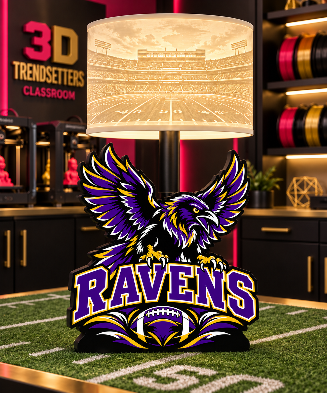 32-Team Football Lamp Base Bundle | 32 3MF Files | Digital Download