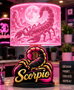 Zodiac Lamp Base Bundle | All 12 Signs | Digital Download