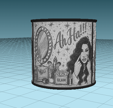 Ah Ha!!! Glam Purse Lamp with Shade Nfc Tag – Digital 3D Print File