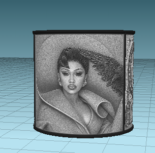 Ah Ha!!! Glam Purse Lamp with Shade Nfc Tag – Digital 3D Print File
