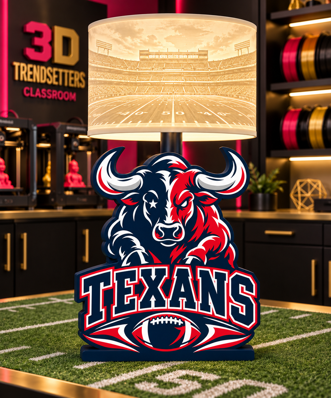 32-Team Football Lamp Base Bundle | 32 3MF Files | Digital Download