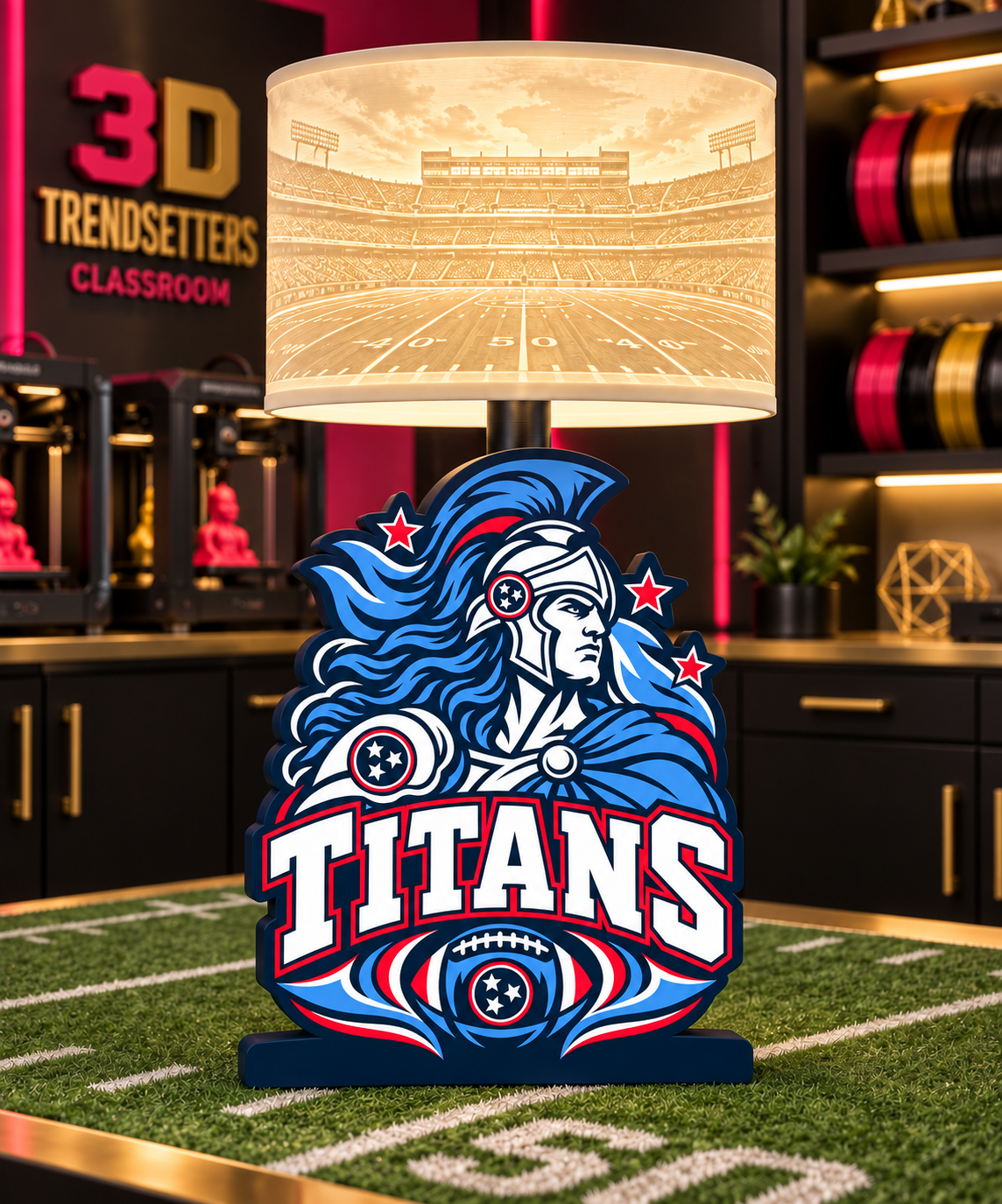 32-Team Football Lamp Base Bundle | 32 3MF Files | Digital Download
