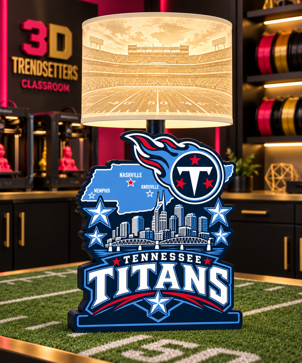 NFL City Collection Lamp Bases | 3MF Digital Files | Full Bundle or Individual Teams