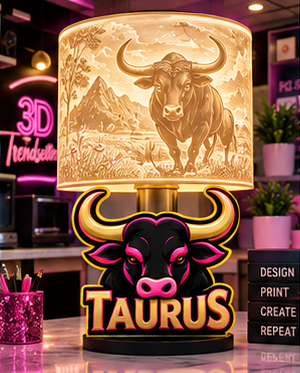 Zodiac Lamp Base Bundle | All 12 Signs | Digital Download