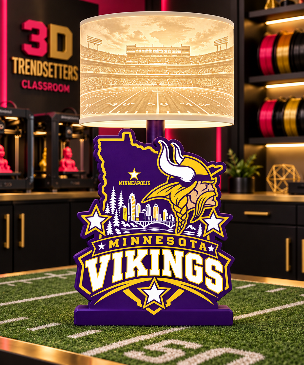 NFL City Collection Lamp Bases | 3MF Digital Files | Full Bundle or Individual Teams