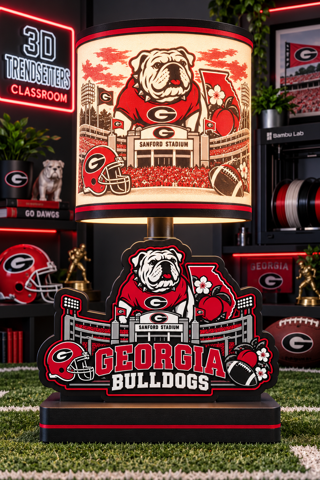 College Football Lamp Collection — 33-Design Digital Bundle