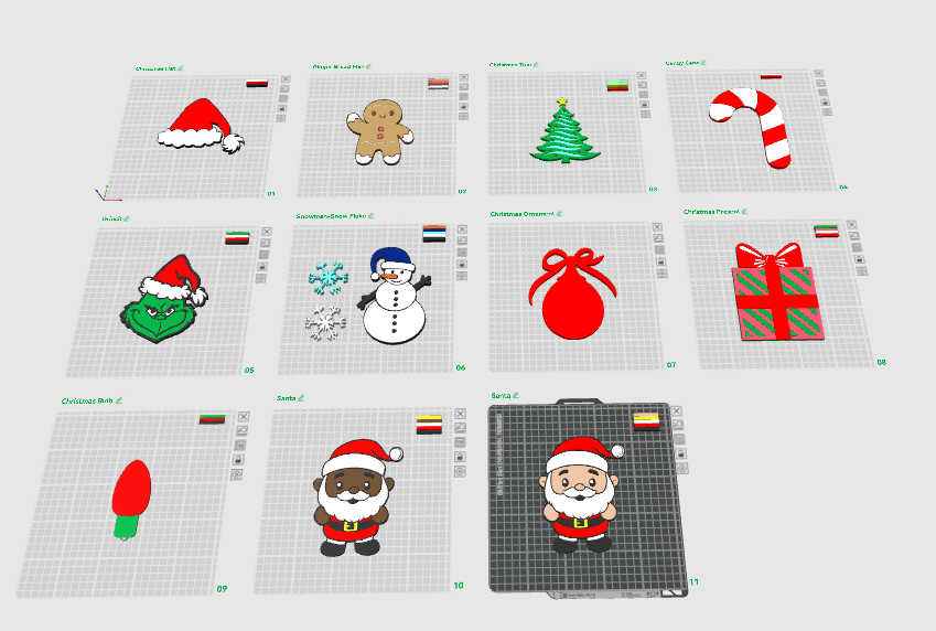Christmas Stackable Letters Add-On Digital File Only