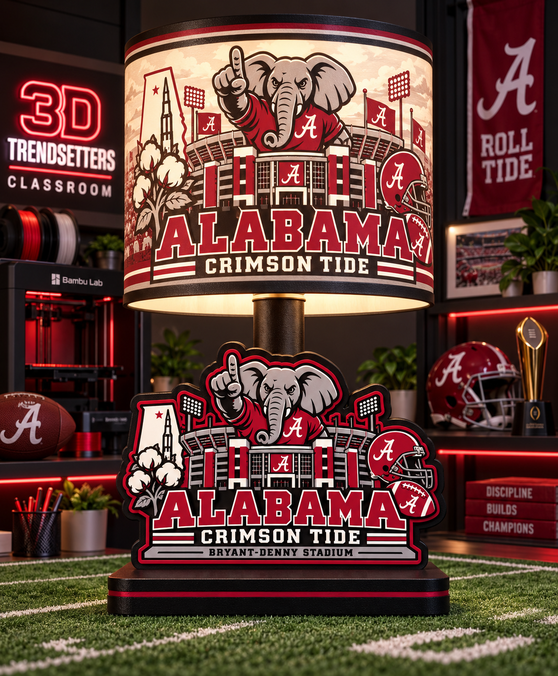 College Football Lamp Collection — 33-Design Digital Bundle
