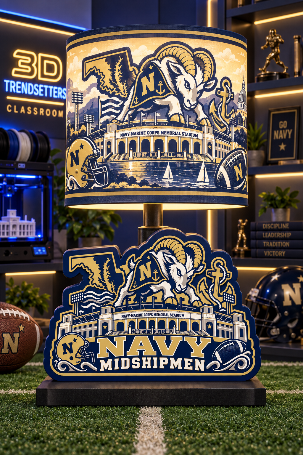 College Football Lamp Collection — 33-Design Digital Bundle