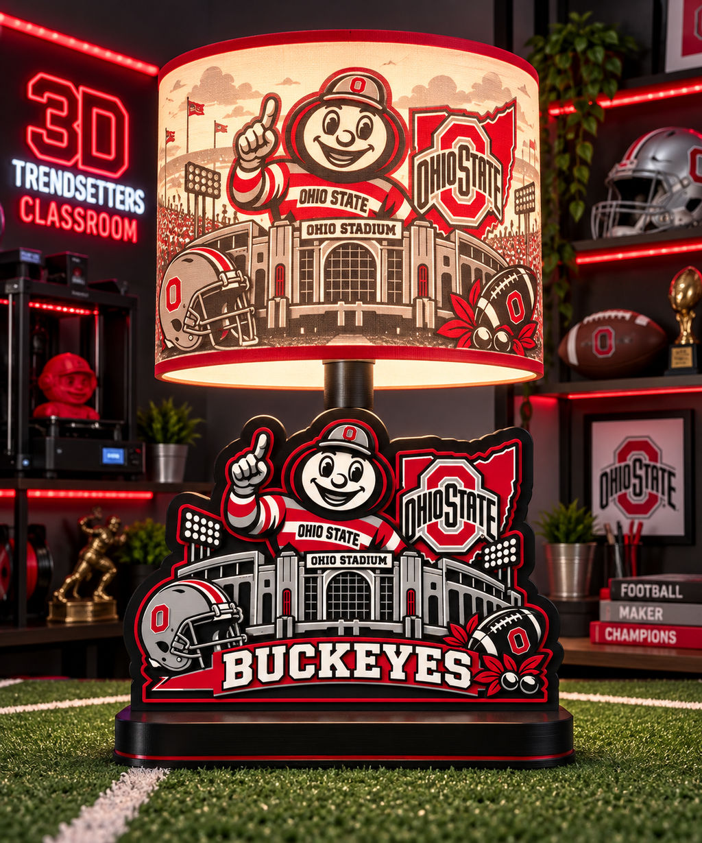 College Football Lamp Collection — 33-Design Digital Bundle