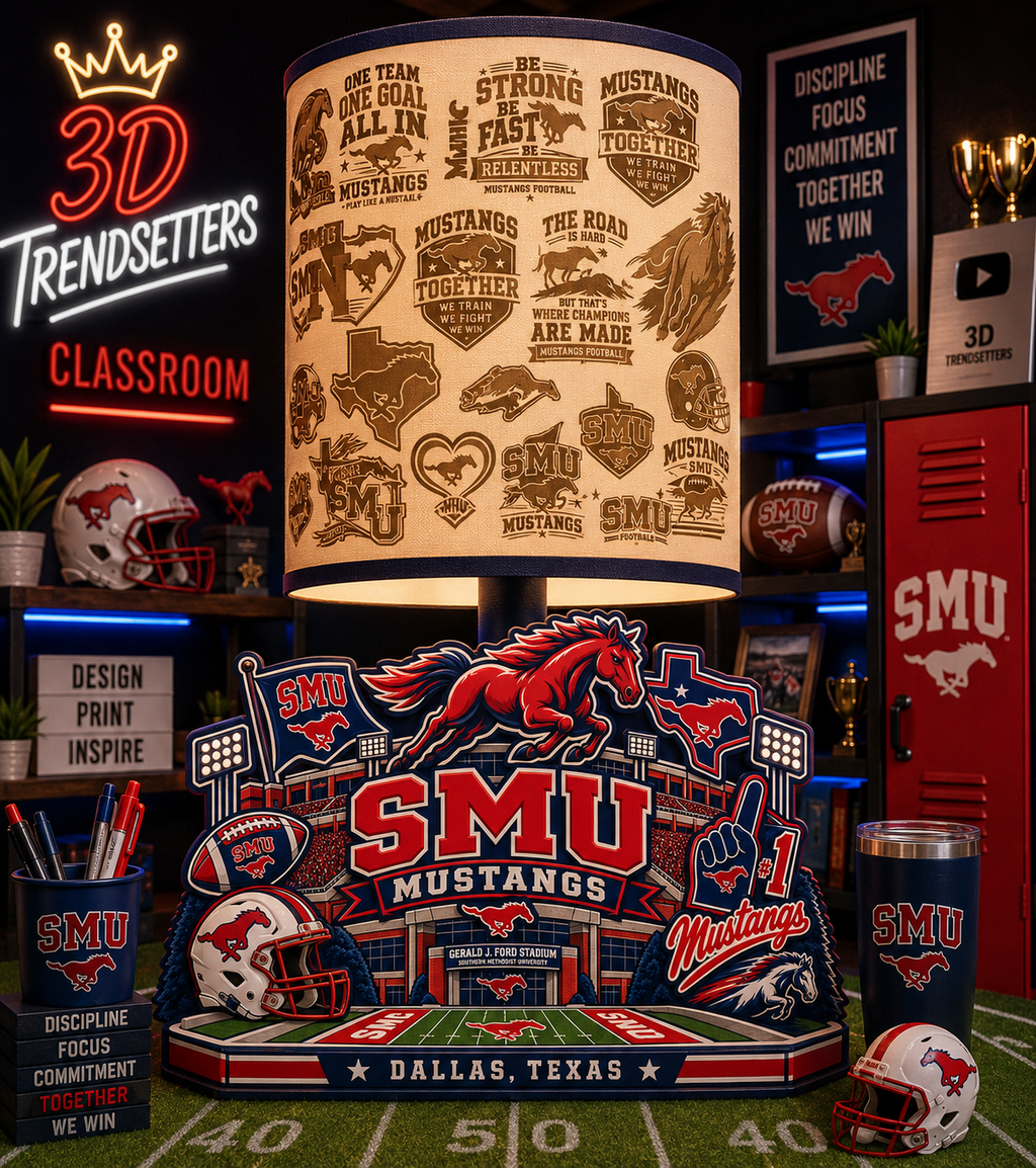 College Football Lamp Collection — 33-Design Digital Bundle