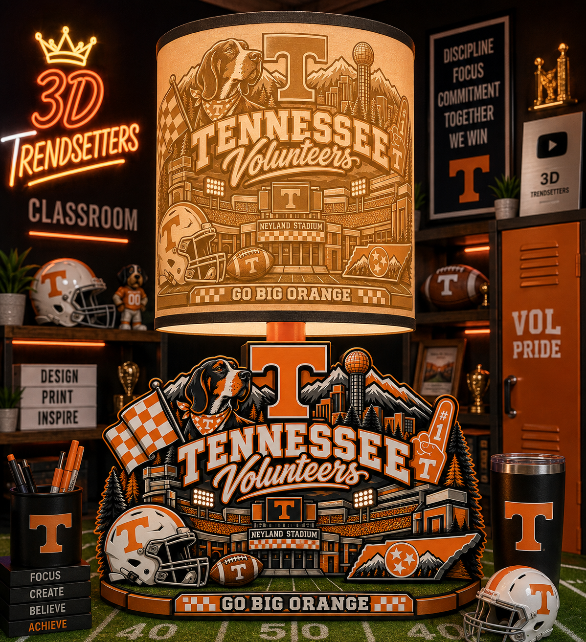 College Football Lamp Collection — 33-Design Digital Bundle