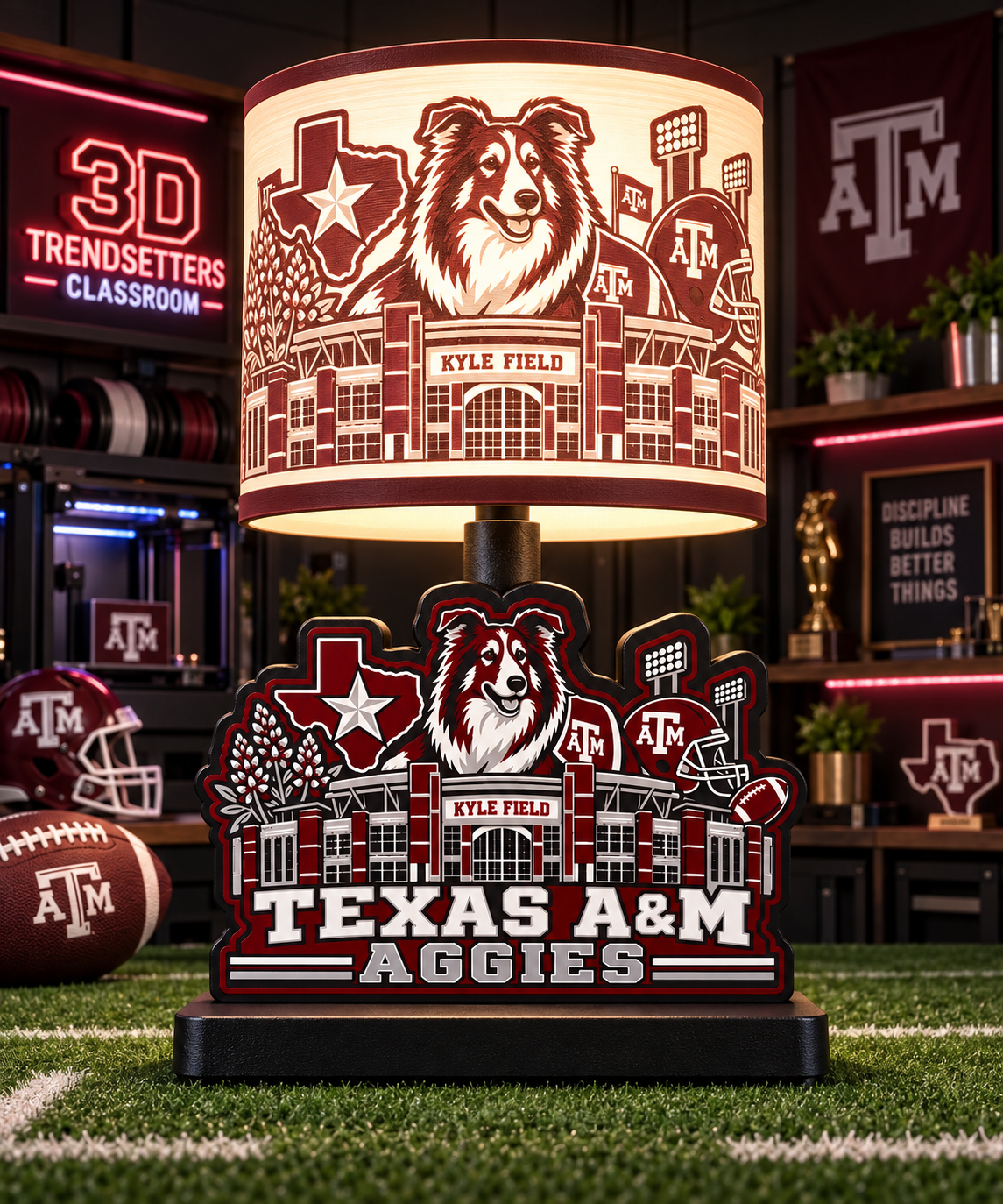 College Football Lamp Collection — 33-Design Digital Bundle